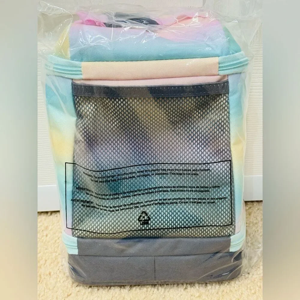 NWT Adidas Excel 2 Insulated Lunch Bag in Gradient Flash Aqua/Orchid Fusion